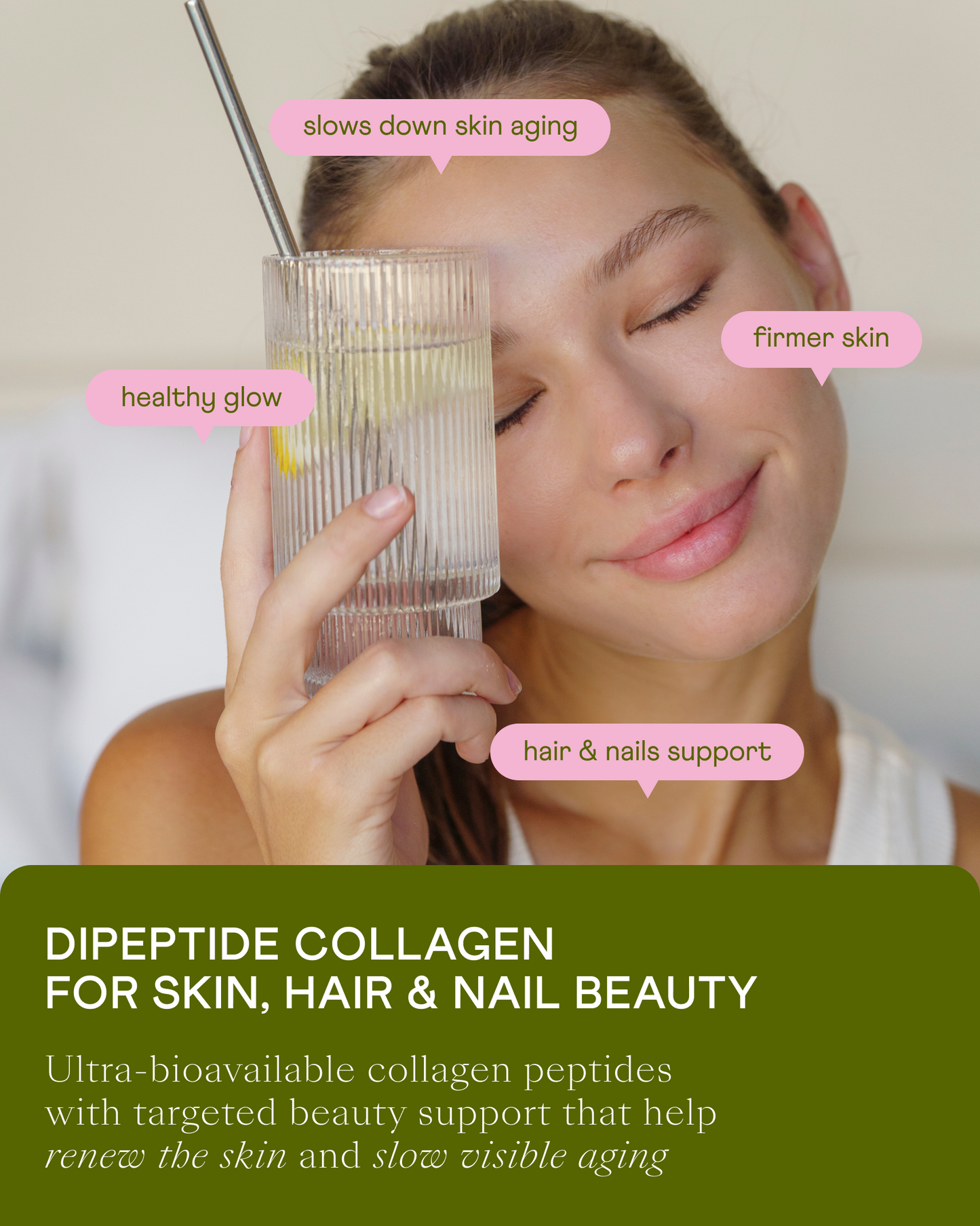 Dipeptide Marine Collagen for Skin, Hair & Nails – Made in Japan