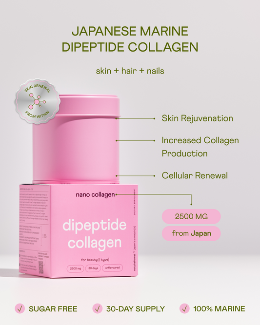 Dipeptide Marine Collagen for Skin, Hair & Nails – Made in Japan